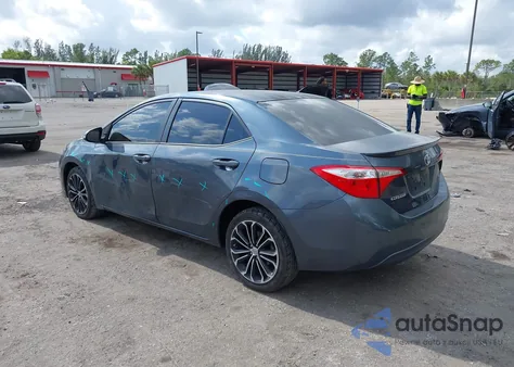 2014 Toyota Corolla S Plus from USA, damaged, VIN 2T1BURHE7EC073641
